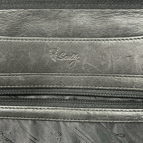 Scully Leather Black Briefcase vintage gently used condition - Picture 10 of 15